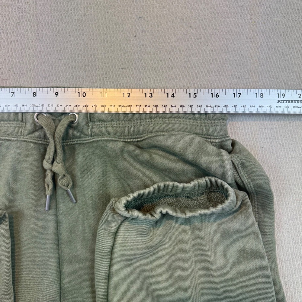 Aerie M Joggers Women Olive Green Drawstring Elastic Cuff Relaxed Loungewear - Picture 6 of 9